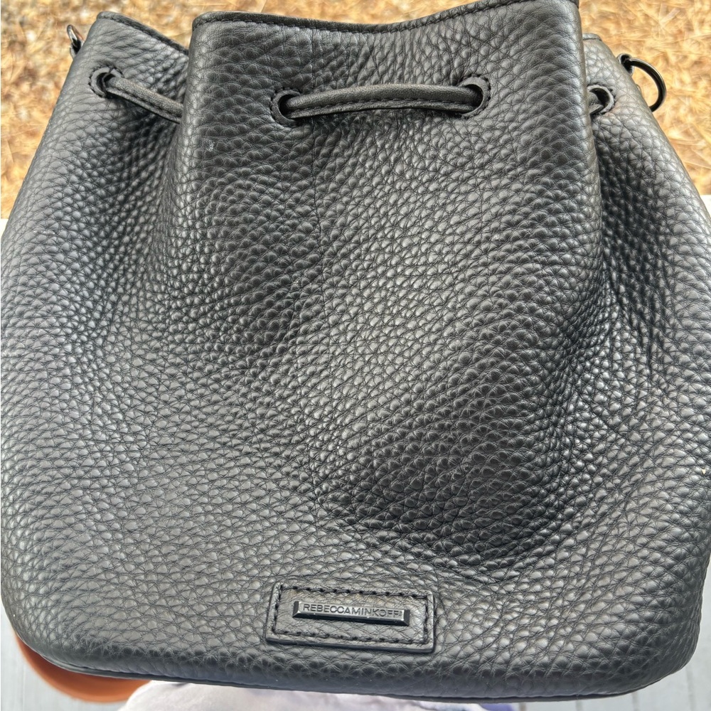 Rebecca Minkoff Pebbled Leather Bucket Bag - Picture 3 of 4